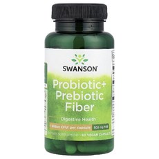 스완슨 프로바이오틱 프리바이오틱 섬유소 베지캡슐 60정, 1개