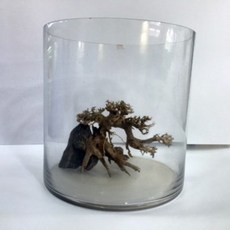 뉴 유리꽃병 유리화병 조화화병 유리꽃병 유리절화병 원통형꽃병 (지름 25cm- 높이 40cm ) -유리꽃병 조화유리수반-원통형유리, 1개