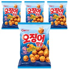 청우식품 오징어땅콩, 90g, 4개