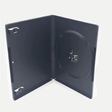 臺灣製造 單片裝14mm霧面黑色PP CD盒/DVD盒/光碟盒/CD殼, 1套, 霧黑單片款