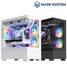 메이드시스템 인텔 게이밍PC 풀세트 조립PC 아이온2 붉은사막 게임용 컴퓨터 본체 롤 오버워치 피파 배그 배틀그라운드 디아블로 데스크탑 고사양PC, 프리도스, 500GB, 16GB, 지포스 RTX 5060, 인텔 울트라5 225F CI01  블랙 프리도스, 500GB, 16GB, 지포스 RTX 5060, 인텔 울트라5 225F CI01  블랙