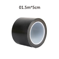 機車坐墊修補膠帶 強力防水黏膠 可手撕不殘膠 多功能皮革修補貼布 黑色 01.5m x 5cm, 1個, 01.5mx5cm