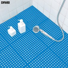 DFMEI 浴室防滑墊衛生間大號拼接地墊廚房洗澡淋浴衛浴廁所塑料隔水腳墊, 30cm*30cm