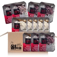 (올따옴) 하림 더미식 백미밥6+흑미밥3+잡곡밥3, 12개