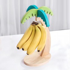 북유럽풍 원목 바나나걸이 우드 바나나 스탠드 거치대, 1개