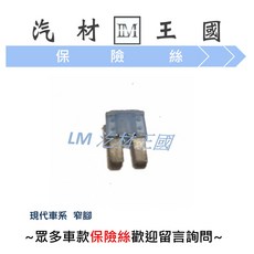 LM汽材王國 保險絲 現代車系 HYUNDAI 迷你 窄腳 15A 汽車 機車, 1個