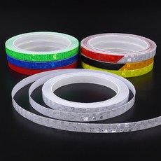 다용도 PVC 반사 테이프 1cm x 8M 반사테이프 축광테이프 안전표시테이프 야광반사테이프, 형광, 1개