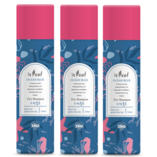 isLeaf極致蓬鬆乾洗髮噴霧PLUS-湛藍海洋150ml，快速去油蓬鬆，清新海洋香氛，細緻粉末不留白, 1件, 150ml