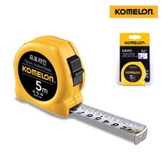 코메론 줄자 5Mx19mm 프로라인 KMC-74N (노랑), 5Mx19mm (프로라인KMC-74N)