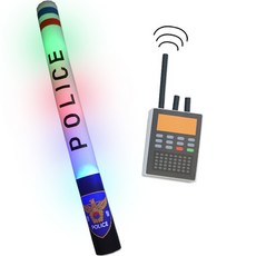 혜명만물마트 LED경찰봉과 무전기(4인용) DIY공예 공예키트 공예재료 만들기활동 취미키트