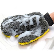 자동차 세차장갑 극세사 워시미트 양면 세차타월 수건 용품