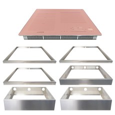 인덕션 프레임 3cm 5cm 6cm 8cm 15cm 받침대 띄움장 거치대 판넬 전기레인지 스탠드 외함 하이라이트 케이스 프리스탠딩 루미스 LUMIS, 5cm 594x524