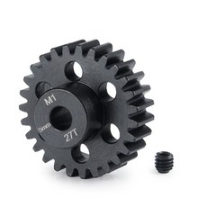 TRINOOD 스틸 금속 피니언 모터 기어 M1 1/8 RC 자동차 트럭 부품 5mm, 13 14T