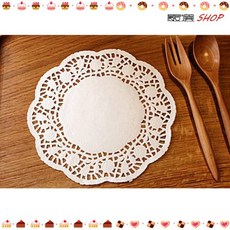 【嚴選SHOP】100入 花邊紙 (5.5吋/6.5吋/7.5吋/8.5吋) 廚房紙 餐墊紙 擺盤裝飾【K088】, 1個, 5.5吋