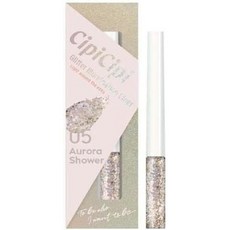 일본 CipiCipi 글리터 일루미네이션 라이너 R 05 오로라 샤워, 1개