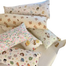 긴 베개 남녀 수면 전용 침대 사계절 베개 옆으로 자는 성인 대형 베개 쿠션, 40x90cm( 0.75kg ) 베개 커버 + 내부 코, 크레용 신짱