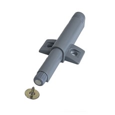 리폼플러스 뚱땡이 원터치 푸쉬자석 날개형 자석빠찌링 문짝충격완충기 문짝고정 고정자석, 1개, 뚱땡이 원터치푸쉬자석(그레이)