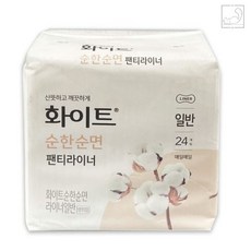 호야댁디자인 화이트 순한순면 팬티라이너 일반 24개입, 1개