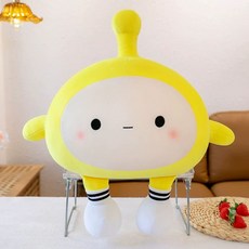 킹받는 생선 물고기 인형 대형 수면 쿠션 애착인형, 1개, AH. 노란 계란 95cm