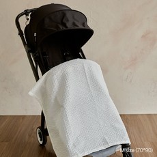 돗투돗 밤부리플 베이직 여름 블랭킷, 화이트 화이트