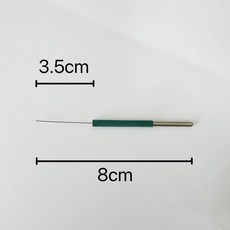 고주파 전기소작기 전극 팁 침형 편도형 전기응고 동물용 부품, 1개, G_안보실크3.5cm