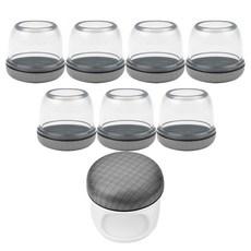 네츄라이프 잘밀리는 소음방지 의자 발 커버, 8개