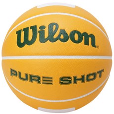윌슨 퓨어샷 농구공 컬러볼(오렌지/옐로우) 7호, 옐로우