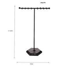 키링거치대 매장 키링 진열대 액세서리, 1개, B. 3.5cm 검정색 가로줄무늬 스