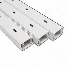 PVC LAN 전선 배선 닥트 60x40 백색 전기자재 전선관리, 상세페이지 기재