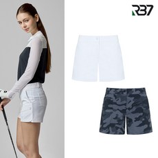 RB7 여성 고신축 아웃포켓 주름 골프반바지 R3MWPT497