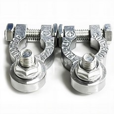 배터리 터미널 자동차 밧데리단자 양극 음극 2개 세트, 배터리터미널 기본형A