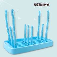 DFMEI 嬰兒奶瓶瀝水架晾乾架乾燥架放奶瓶架子瀝乾的置物支架防塵收納, 1個, 如圖