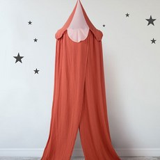 아이방 인테리어 캐노피텐트 침대 꾸미기 캐노피, 브라운