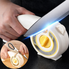 젠토 5초 초간단 연마 6in1 멀티 칼 가위 갈이, 1개, 베이지