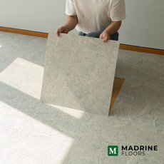 마드린 LVT 비접착식 600 데코타일 3T 바닥재 1평 10가지 컬러, 9개, 엘레강트 마블(FSM5711)