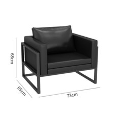 QJUN 臺球沙髮觀球椅子，桌球廳專用休息沙髮，舒適看球臺球室用品，耐用穩固。, 單人沙發, 1個