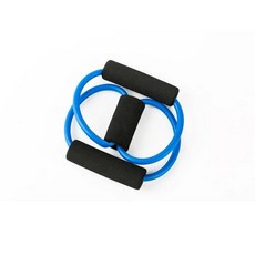 가슴운동기구 8단어 가슴 기 로프 저항 밴드 요가 피트니스 운동 근육 체육관 고무, Blue