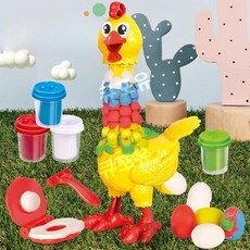 닭 모형틀 치킨 클레이 틱톡 칼라클레이 플라스틱 장난감 클레이 몰드, 1개, 500g, 1개