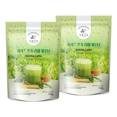 아레스 말차 라떼 파우더 500g 2개세트, 1개입, 2개