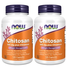 나우 키토산 500mg 플러스 크로뮴 240캡슐 2통, 240정, 2개