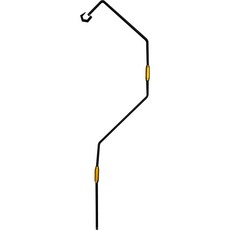 Territory Task 渡鴉桌專用燈柱, 1個, 金色, 金色