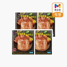 목우촌 오메가3 오리훈제 슬라이스 180gX4개, 180g, 4개