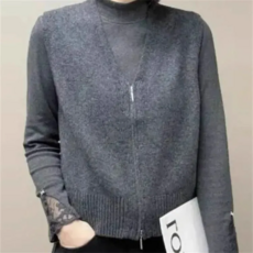 TKX 여성 조끼 겨울용 V넥 심플한 디자인 작업복 빅사이즈 기본 지퍼형 간절기
