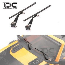 T4 BRONCO 용 액세서리 92056 4 82076 키트 1/10 RC 자동차 차량 업그레이드 부품 시뮬레이션 보호 갑옷 장식, DJ 1076BK, 1개