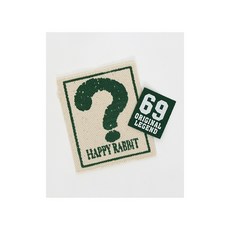 퀼트스타 물음표 & 69오리지널 라벨세트_그린, 1개, 그린