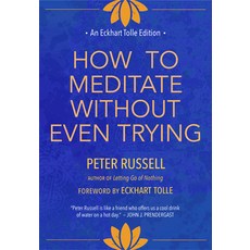 (영문도서)How to Meditate Without Even Trying Hardcover, New World Library, English, 9781955831192