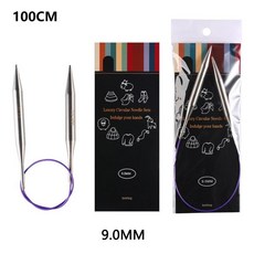 루엔 원형 뜨개질 바늘 튜브 매끄러운 코바늘 직조 바느질 도구 울, 1개