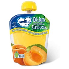 멜린 파우치 스낵 애프리콧 비타민 C 90g 6팩 2세트 Mellin Pouch Snack 100% Apricot with Vitamin C, -