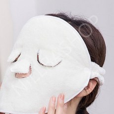 닐바샵 극세사 얼굴 찜질팩 냉온 마스크팩, 1개, 1개입