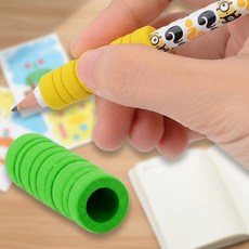 편안한 필기감 연필 볼펜 손가락 보호 그립 1개